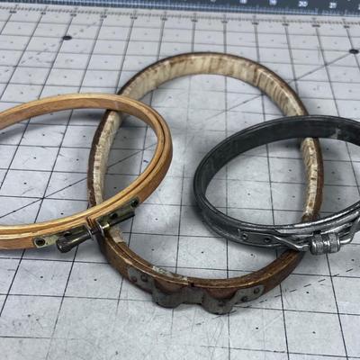 Antique Embroidery Hoops 