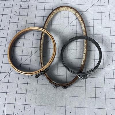 Antique Embroidery Hoops 