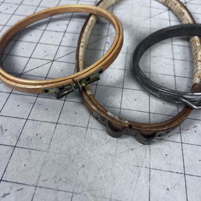 Antique Embroidery Hoops 