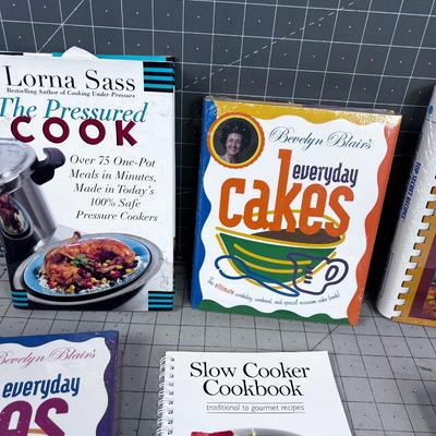 Pile of Cook Books (6) Some NEW SEALED