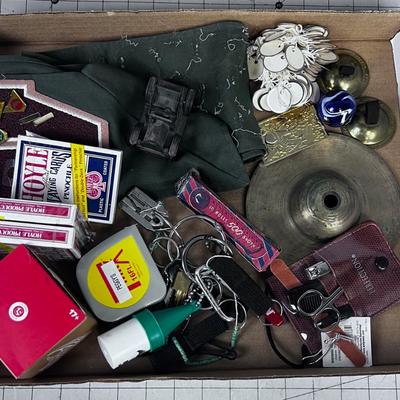 Tray full of Misc. House Items