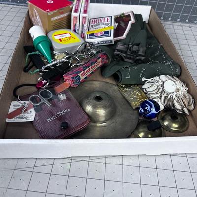Tray full of Misc. House Items