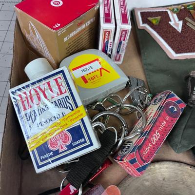 Tray full of Misc. House Items