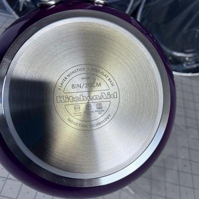 3 Piece Kitchen Aid Fry Pan Set Brand NEW 
