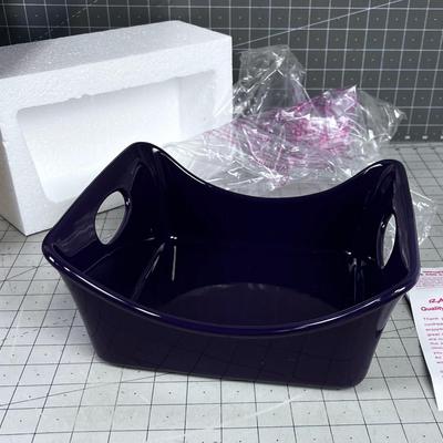 Rachel Ray CERAMIC NEW Purple Baking Pan NEW 