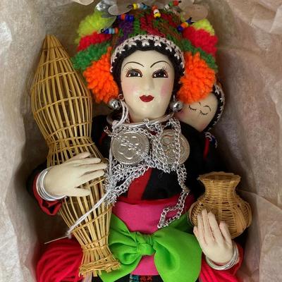  authentic HILLTRIBE DOLL WHITE HMONG WOMAN LTD ED 
