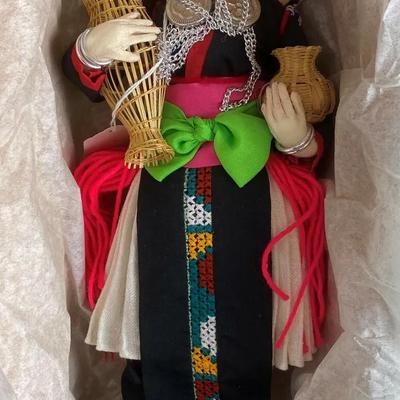  authentic HILLTRIBE DOLL WHITE HMONG WOMAN LTD ED 