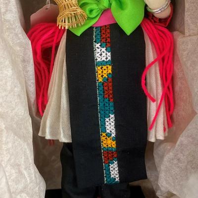  authentic HILLTRIBE DOLL WHITE HMONG WOMAN LTD ED 