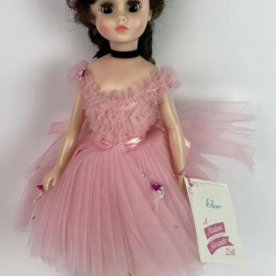  vintage MADAME ALEXANDER DOLL ELISE 1630 BALLERINA