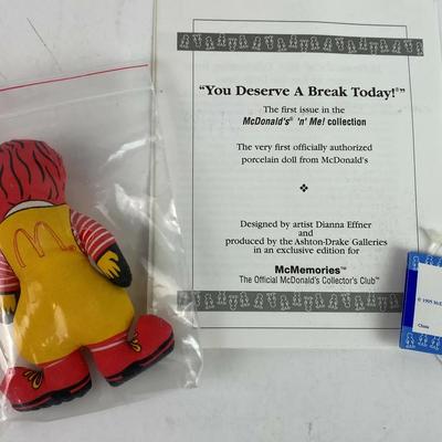  McDonalds McMemories You Deserve A Break Today Doll By Ashton Drake NIB