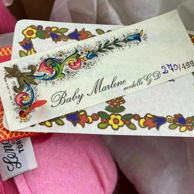  LENCI FELT DOLL BABY MARLENE NIB 