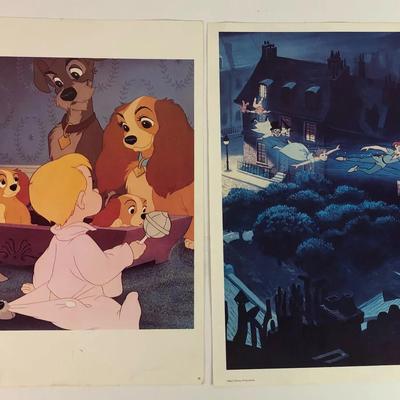  THE DISNEY POSTER BOOK 1977 partial