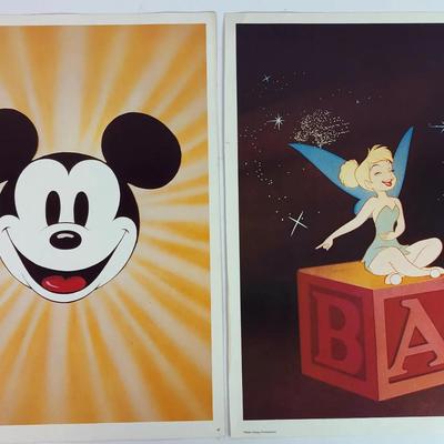  THE DISNEY POSTER BOOK 1977 partial