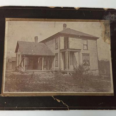  antique FAMILY HOMESTEAD & PORTRAIT PHOTOS albumen tintype