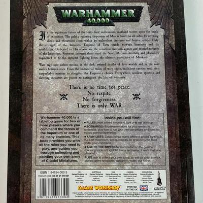  Warhammer 40K 40,000 Games Workshop Core Rulebook 2nd Edition 1999 paperback