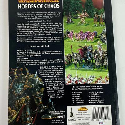  WARHAMMER HORDES OF CHAOS GAMES WORKSHOP PAPERBACK 2002