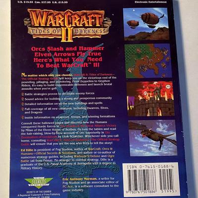  WARCRAFT II TIDES OF DARKNESS OFFICAL STRATEGY GUIDE 1996 BLIZZARD ENT 