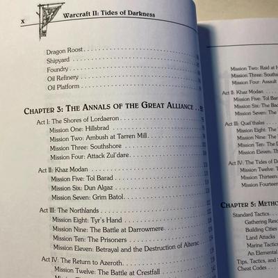  WARCRAFT II TIDES OF DARKNESS OFFICAL STRATEGY GUIDE 1996 BLIZZARD ENT 