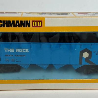  BACHMANN HO F9 DIESEL SHERWIN WILLIAMS FREIGHT TRAIN SET & BUILDINGS new 
