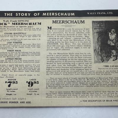 Vtg Tobacco Pipe Catalog