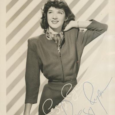 Peggy Ryan signed photo