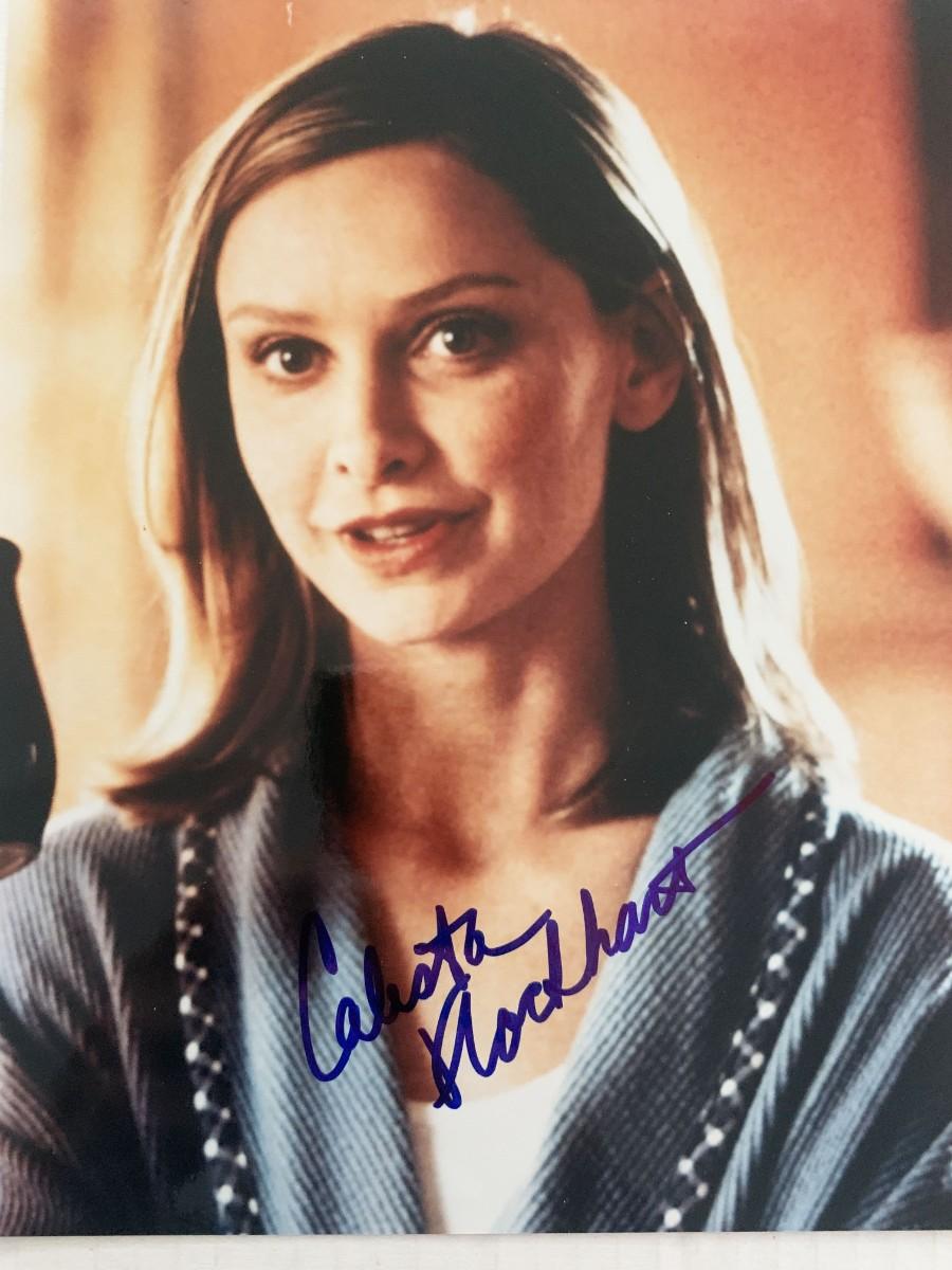 Ally McBeal Calista Flockhart signed photo