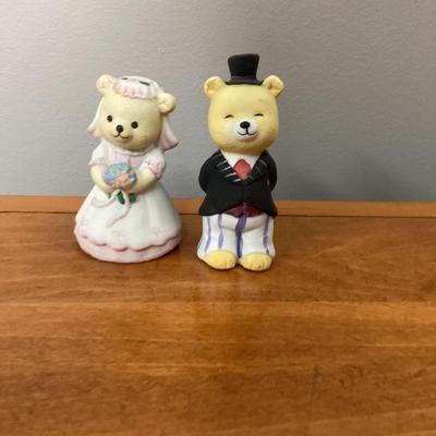 LOT OF 2 BC Bronson Porcelain Bisque Bears