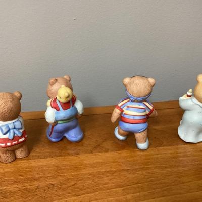 LOT OF 4 BC Bronson Porcelain Bisque Bears