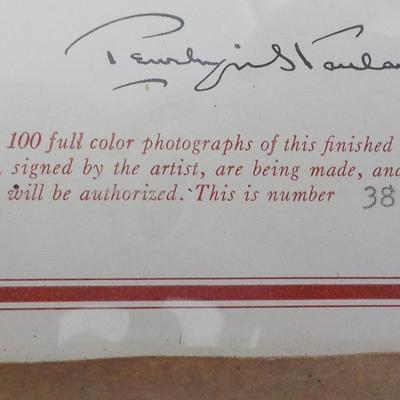 A silver Photograph Of Abraham Lincoln By World Known artist.