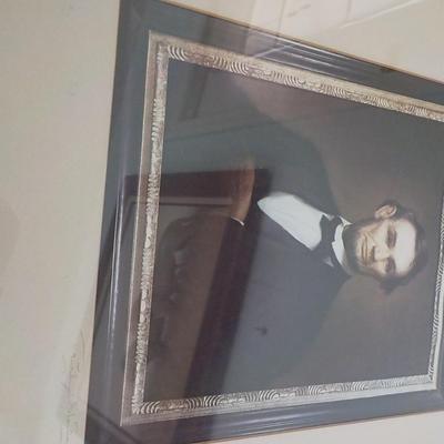 A silver Photograph Of Abraham Lincoln By World Known artist.