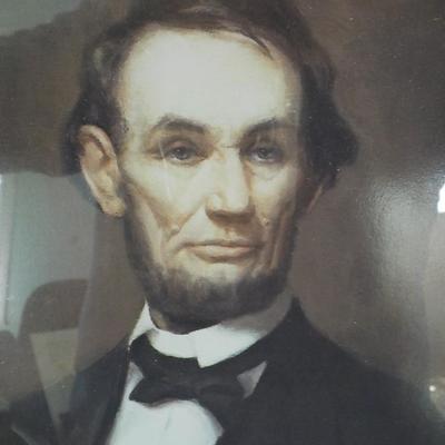A silver Photograph Of Abraham Lincoln By World Known artist.