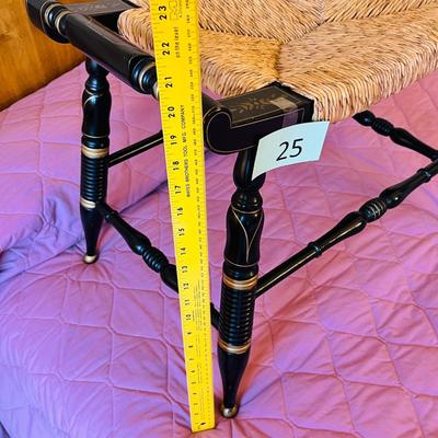 Vintage Tole painted Stool
