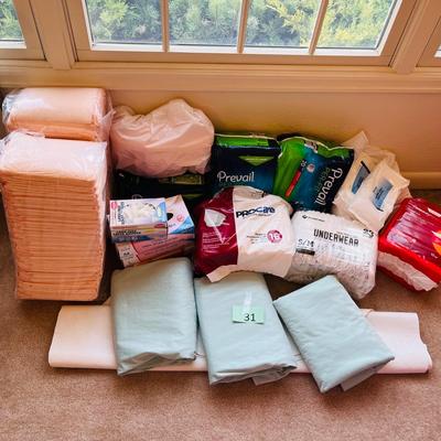 Lot of depends & pads