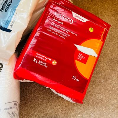 Lot of depends & pads