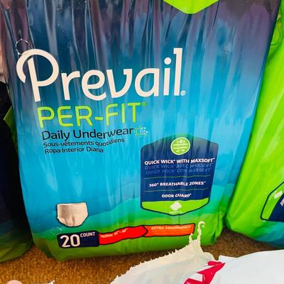 Lot of depends & pads