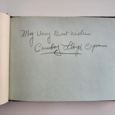 Autograph Book of 1930s Cowboy Music Stars