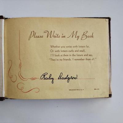 Autograph Book of 1930s Cowboy Music Stars