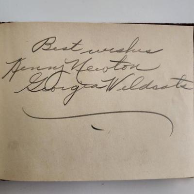 Autograph Book of 1930s Cowboy Music Stars