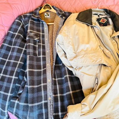 3 men's work coats