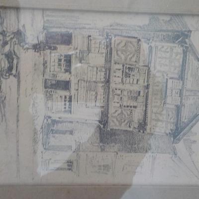Original Sketch of Chester Bay, date 1917.