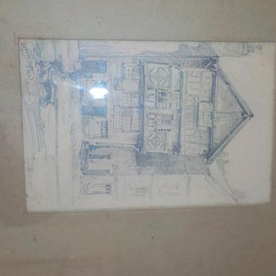 Original Sketch of Chester Bay, date 1917.