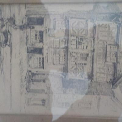 Original Sketch of Chester Bay, date 1917.