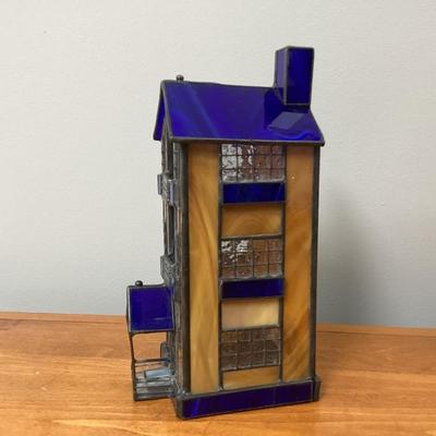 Vintage Stained Glass bank