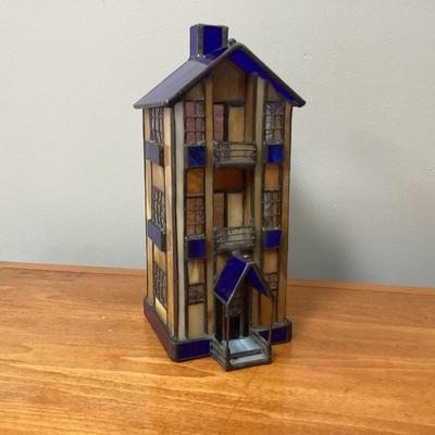 Vintage Stained Glass bank