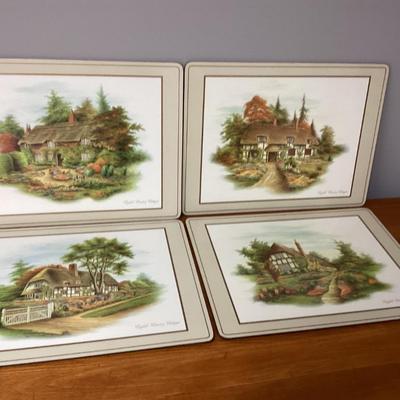 Set of 4 Pimpernel Made In England English Country Cottages Place Mats