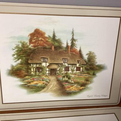 Set of 4 Pimpernel Made In England English Country Cottages Place Mats