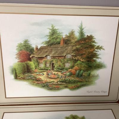 Set of 4 Pimpernel Made In England English Country Cottages Place Mats