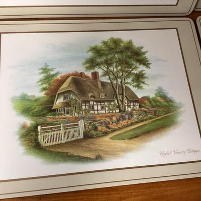 Set of 4 Pimpernel Made In England English Country Cottages Place Mats