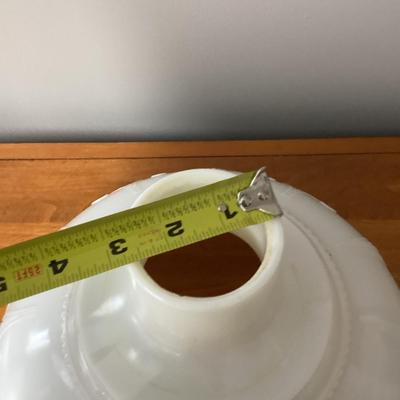 Vintage Arrow Glass Company 694 Milk Glass Torchiere shade