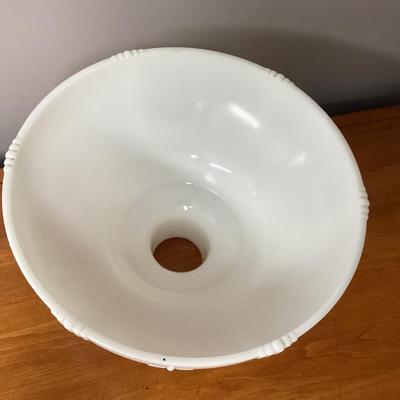 Vintage Arrow Glass Company 694 Milk Glass Torchiere shade